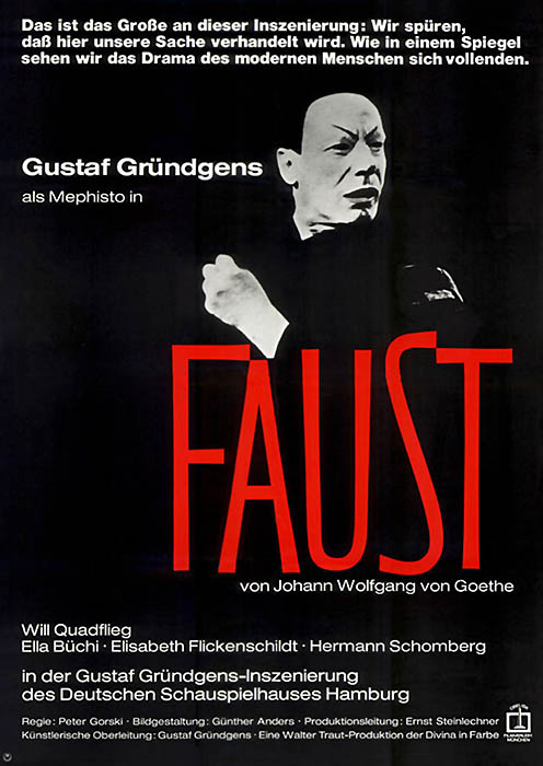 Plakat zum Film: Faust
