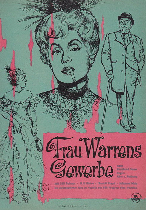 Plakat zum Film: Frau Warrens Gewerbe