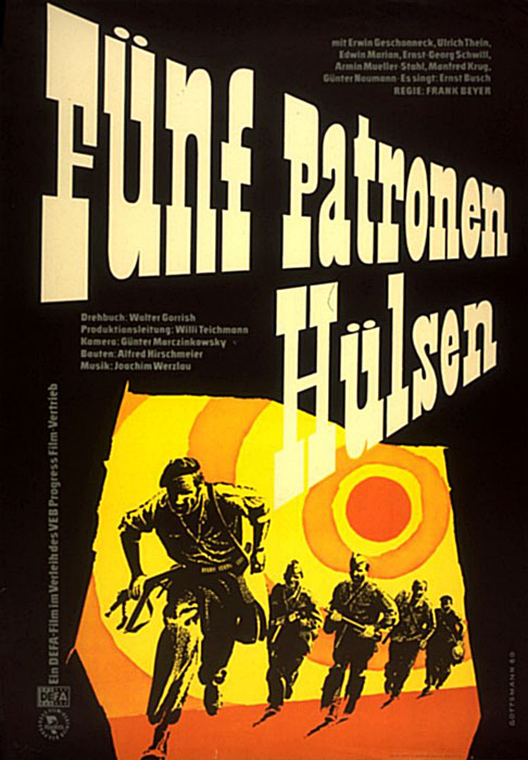 Plakat zum Film: Fünf Patronenhülsen