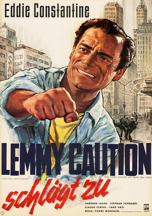 Plakat zum Film: Lemmy Caution schlägt zu