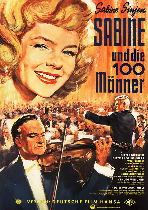 Plakat zum Film: Sabine und die hundert Männer