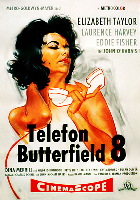 Plakat zum Film: Telefon Butterfield 8