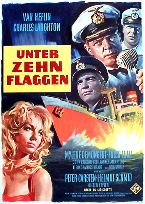 Plakat zum Film: Unter zehn Flaggen