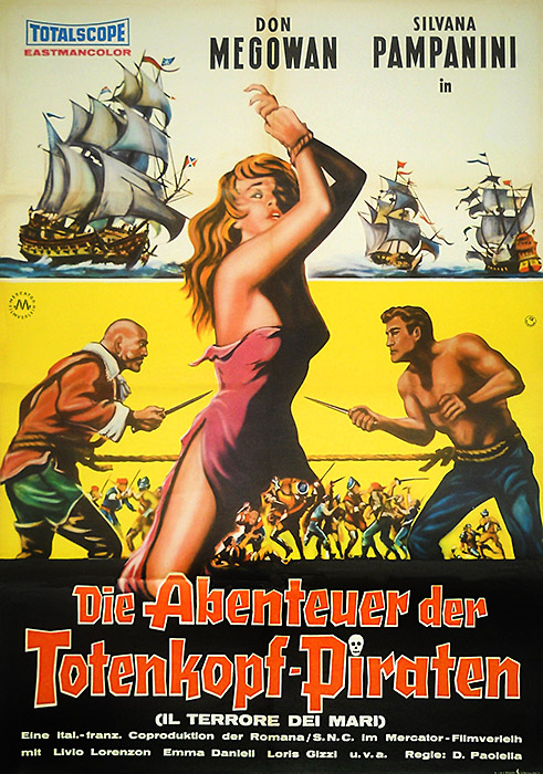 Plakat zum Film: Abenteuer der Totenkopf-Piraten, Die