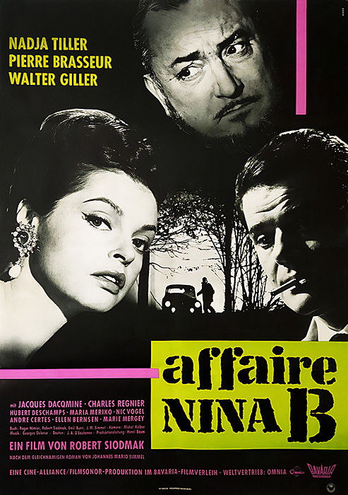 Plakat zum Film: Affäre Nina B