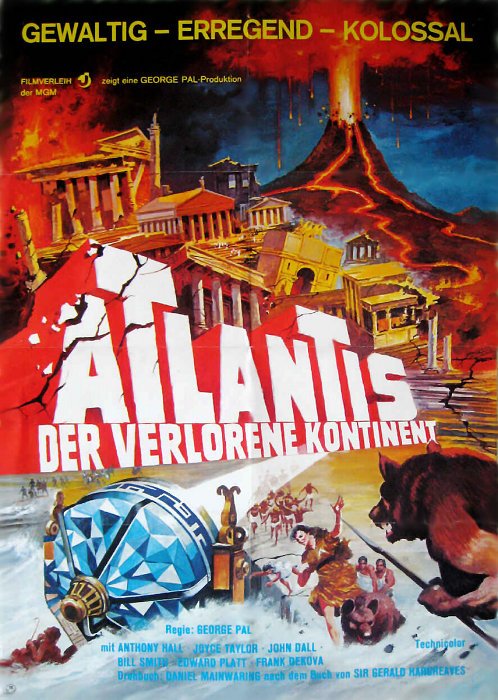 Plakat zum Film: Atlantis, der verlorene Kontinent