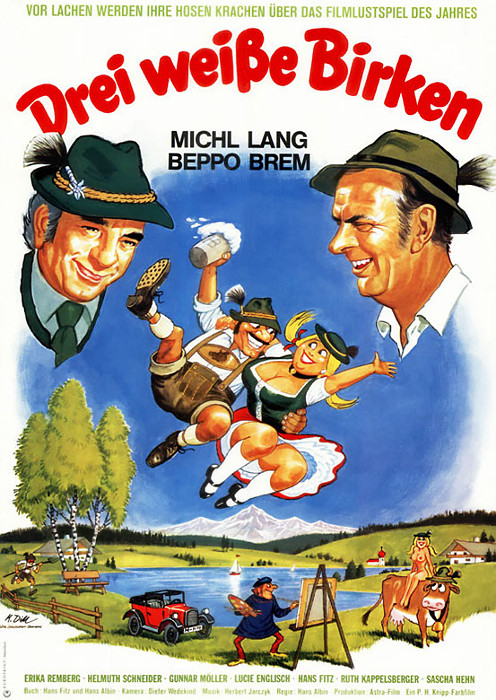 Plakat zum Film: Drei weiße Birken