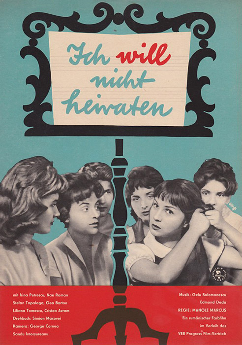 Plakat zum Film: Ich will nicht heiraten