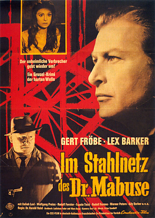 Plakat zum Film: Im Stahlnetz des Dr. Mabuse