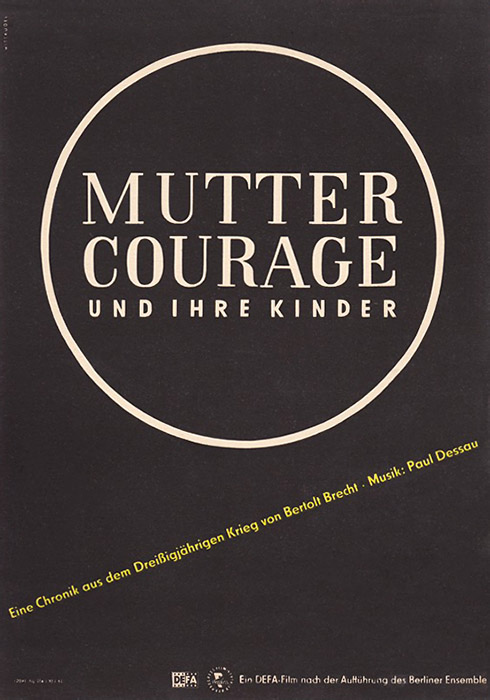 Plakat zum Film: Mutter Courage und ihre Kinder