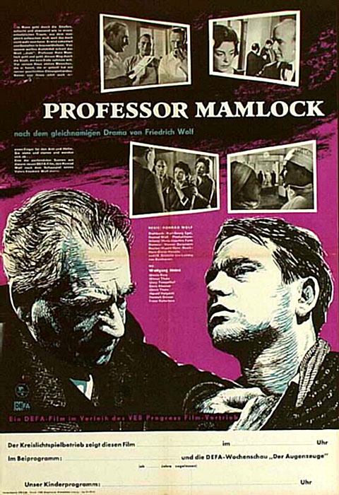 Plakat zum Film: Professor Mamlock