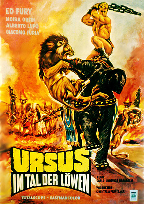 Plakat zum Film: Ursus im Tal der Löwen