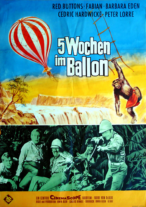 Plakat zum Film: Fünf Wochen im Ballon