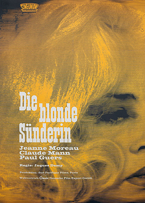 Plakat zum Film: blonde Sünderin, Die