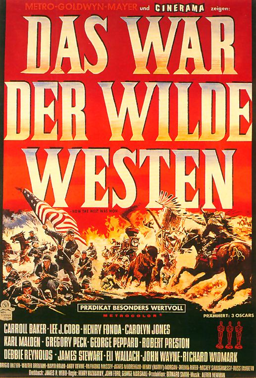 Plakat zum Film: Das war der Wilde Westen