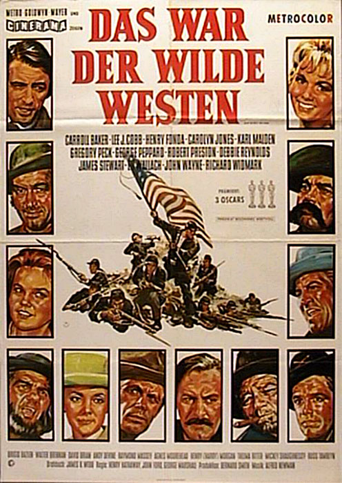 Plakat zum Film: Das war der Wilde Westen