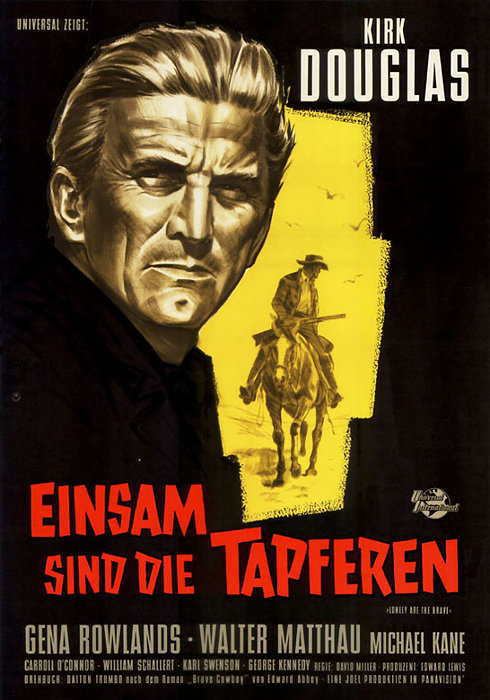 Plakat zum Film: Einsam sind die Tapferen