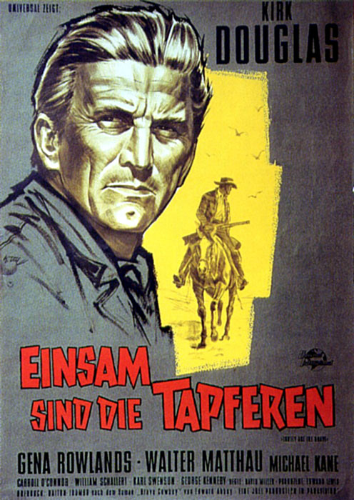 Plakat zum Film: Einsam sind die Tapferen