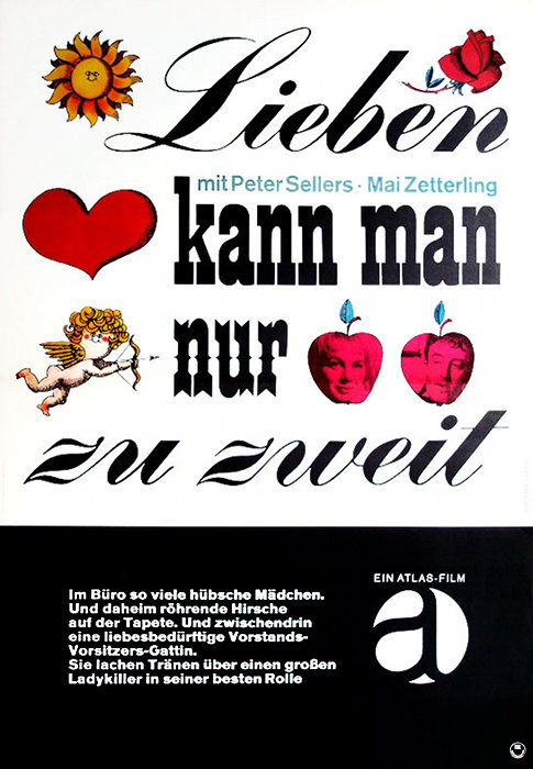 Plakat zum Film: Lieben kann man nur zu zweit