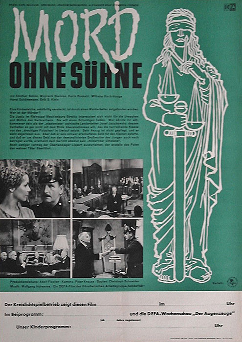 Plakat zum Film: Mord ohne Sühne