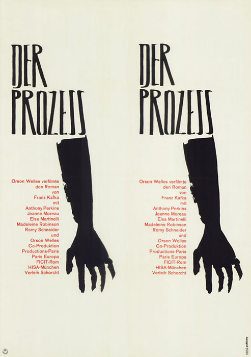 Plakat zum Film: Prozess, Der