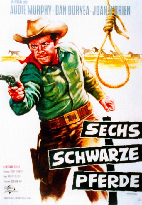 Plakat zum Film: Sechs schwarze Pferde