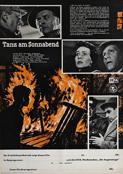 Plakat zum Film: Tanz am Sonnabend - Mord?