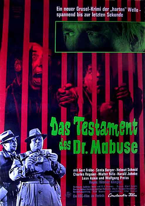 Plakat zum Film: Testament des Dr. Mabuse, Das