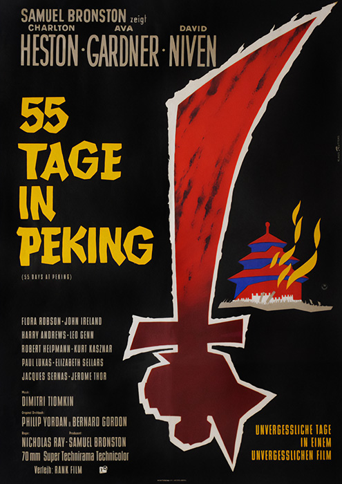 Plakat zum Film: 55 Tage in Peking