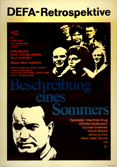 Plakat zum Film: Beschreibung eines Sommers