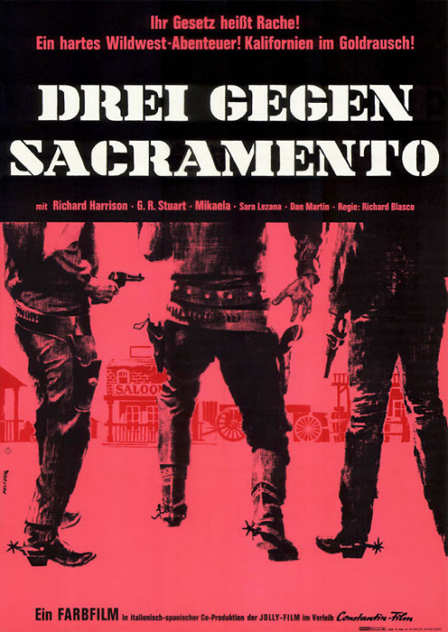 Plakat zum Film: Drei gegen Sacramento
