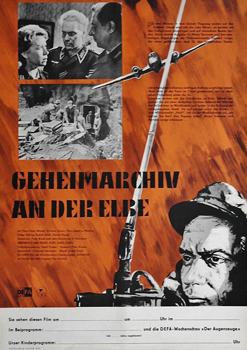 Plakat zum Film: Geheimarchiv an der Elbe