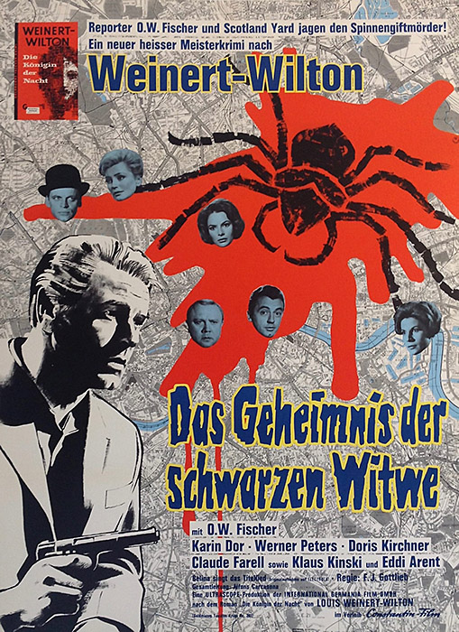 Plakat zum Film: Geheimnis der schwarzen Witwe, Das