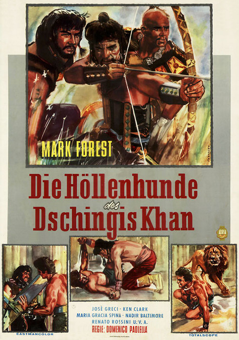 Plakat zum Film: Höllenhunde des Dschingis Khan, Die