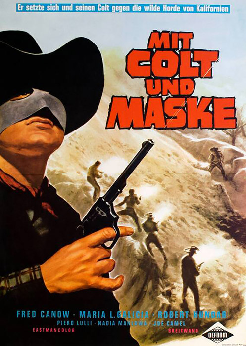 Plakat zum Film: Mit Colt und Maske