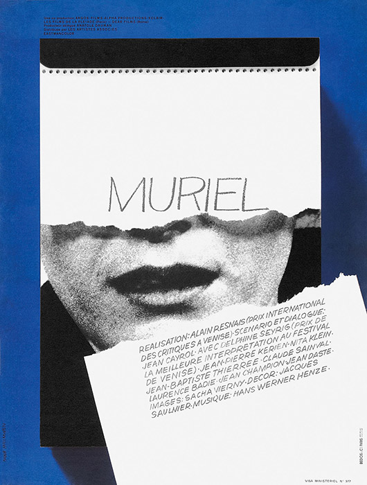 Plakat zum Film: Muriel oder Die Zeit der Wiederkehr