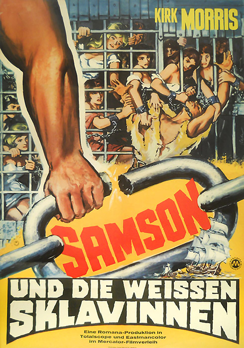 Plakat zum Film: Samson und die weißen Sklavinnen