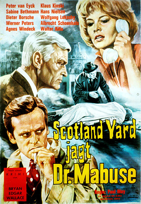 Plakat zum Film: Scotland Yard jagt Dr. Mabuse