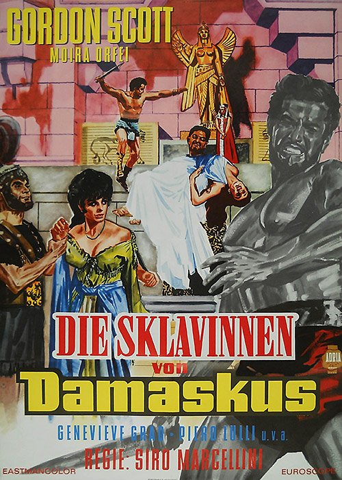 Plakat zum Film: Sklavinnen von Damaskus, Die