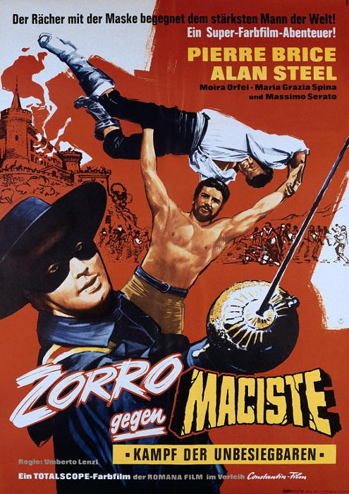 Plakat zum Film: Zorro gegen Maciste - Kampf der Unbesiegbaren