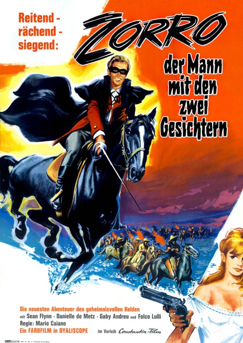 Plakat zum Film: Zorro, der Mann mit den zwei Gesichtern