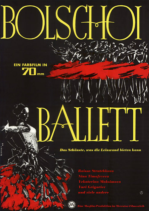 Plakat zum Film: Bolschoi Ballett