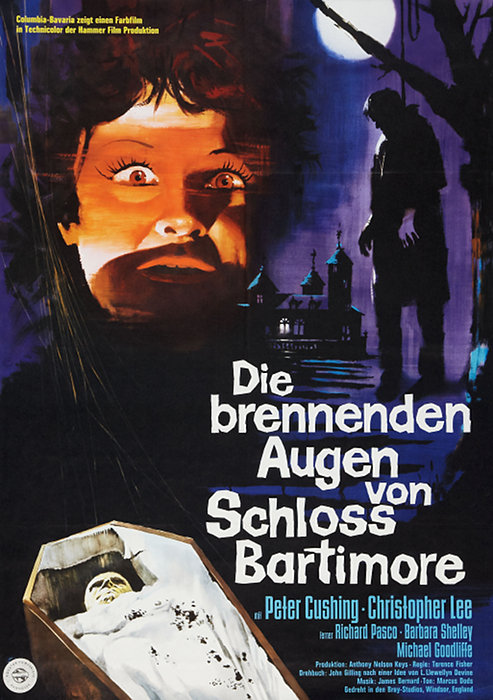 Plakat zum Film: brennenden Augen von Schloss Bortimore, Die