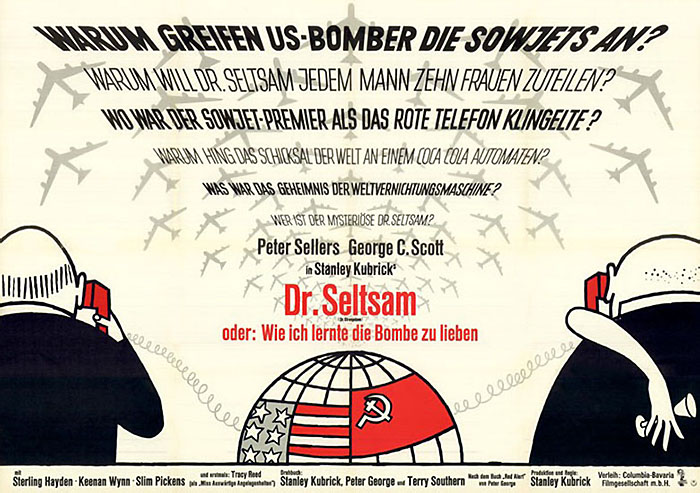 Plakat zum Film: Dr. Seltsam, oder wie ich lernte, die Bombe zu lieben