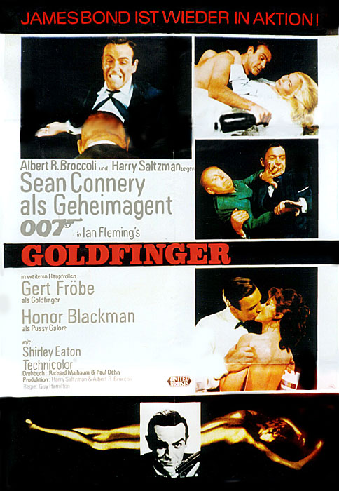 Plakat zum Film: James Bond 007 - Goldfinger