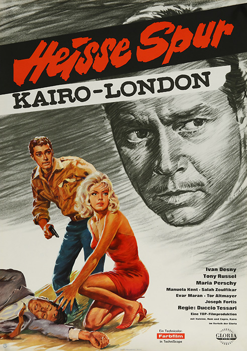 Plakat zum Film: Heiße Spur Kairo-London