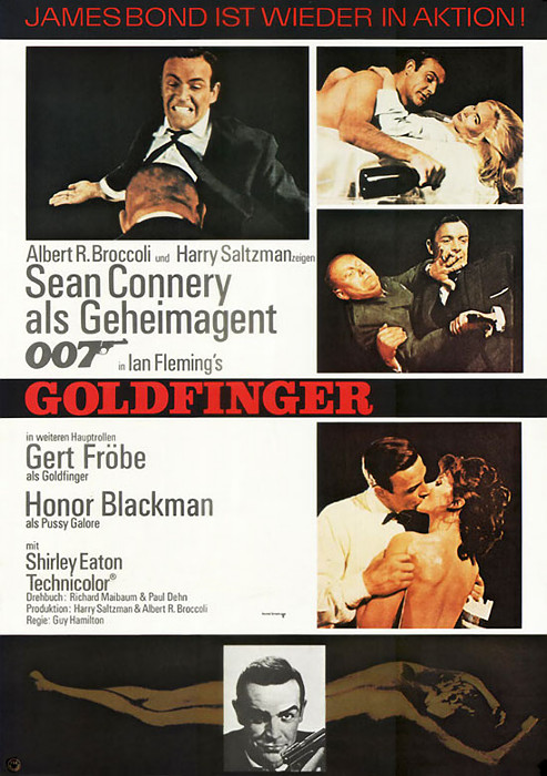 Plakat zum Film: James Bond 007 - Goldfinger