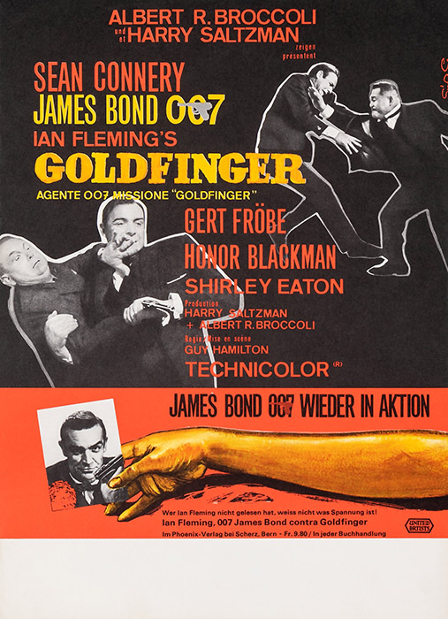 Plakat zum Film: James Bond 007 - Goldfinger