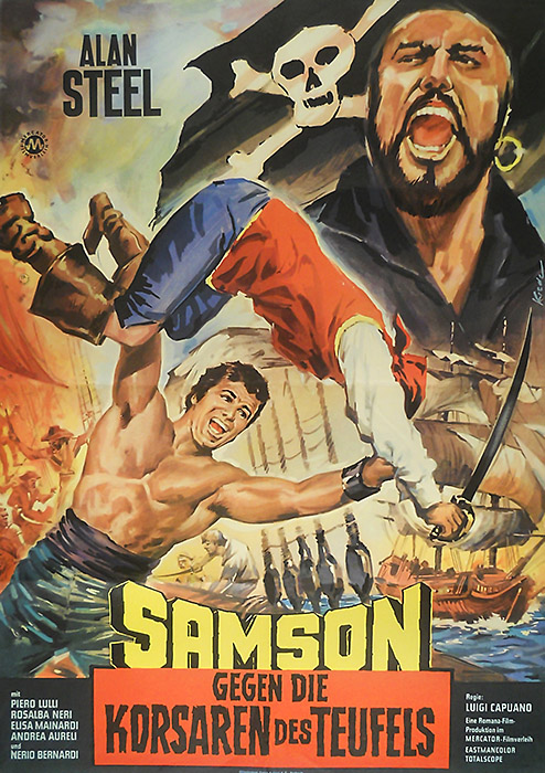 Plakat zum Film: Samson gegen die Korsaren des Teufels