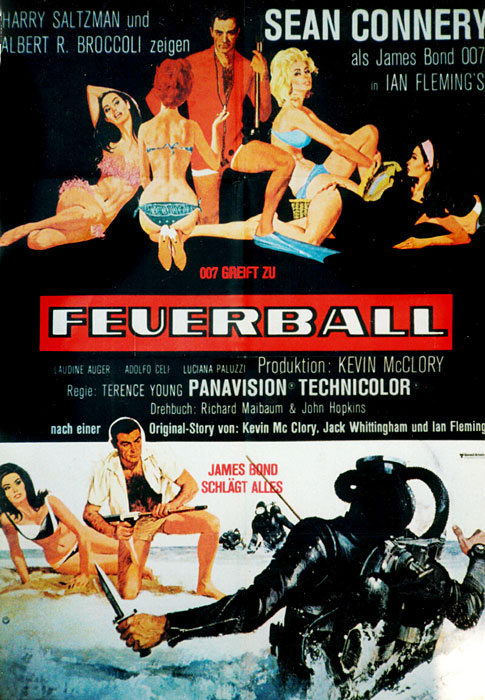 Plakat zum Film: James Bond 007 - Feuerball